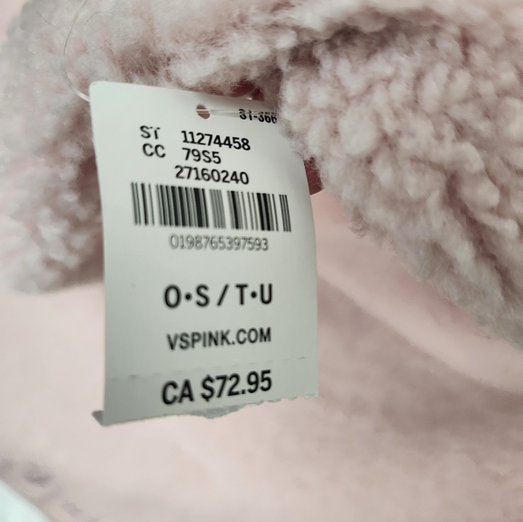 Pink Fuzzy Tote - Picture 3 of 3